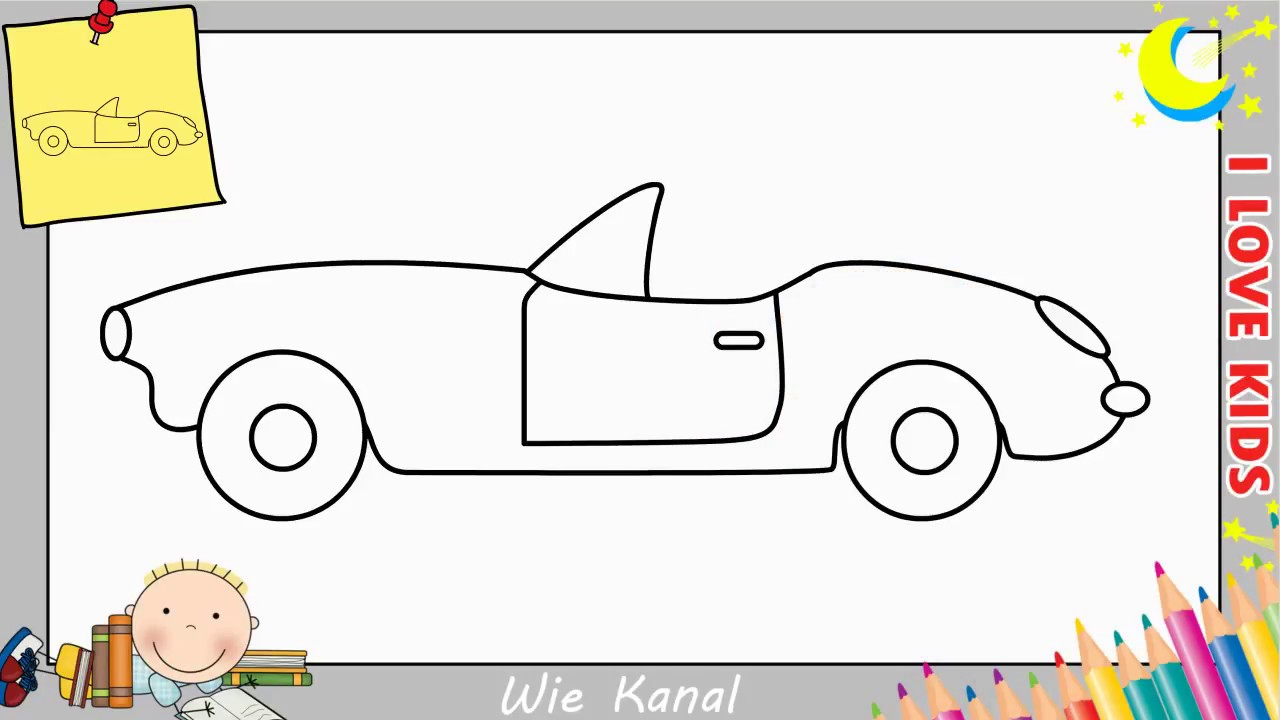 Auto Malen Einfach - kinderbilder.download | kinderbilder.download